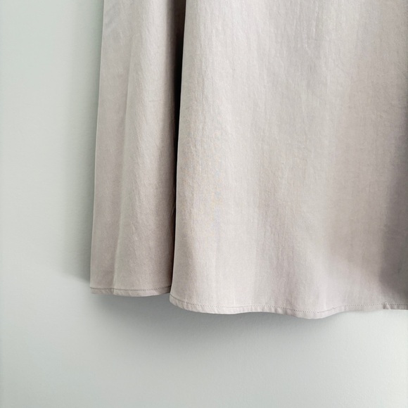 Moda International Size‎ 8 Vintage Skirt A-Line 100% Silk Y2K Midi Business Chic - Picture 5 of 11